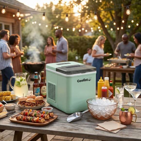 Coolist CLK2BM 12/24Volt/ 220Volt 1.3 Litre Kompresörlü Otomatik Buz Yapma Makinesi - 5