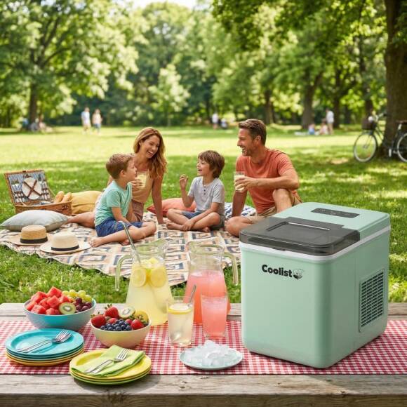 Coolist CLK2BM 12/24Volt/ 220Volt 1.3 Litre Kompresörlü Otomatik Buz Yapma Makinesi - 8