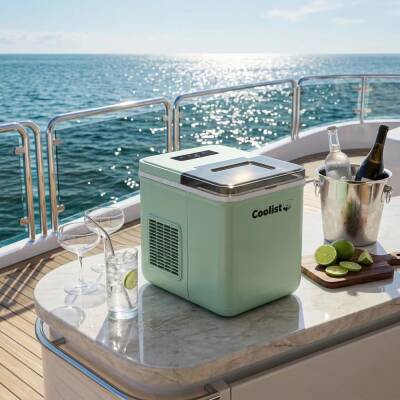 Coolist CLK2BM 12/24Volt/ 220Volt 1.3 Litre Kompresörlü Otomatik Buz Yapma Makinesi - 10