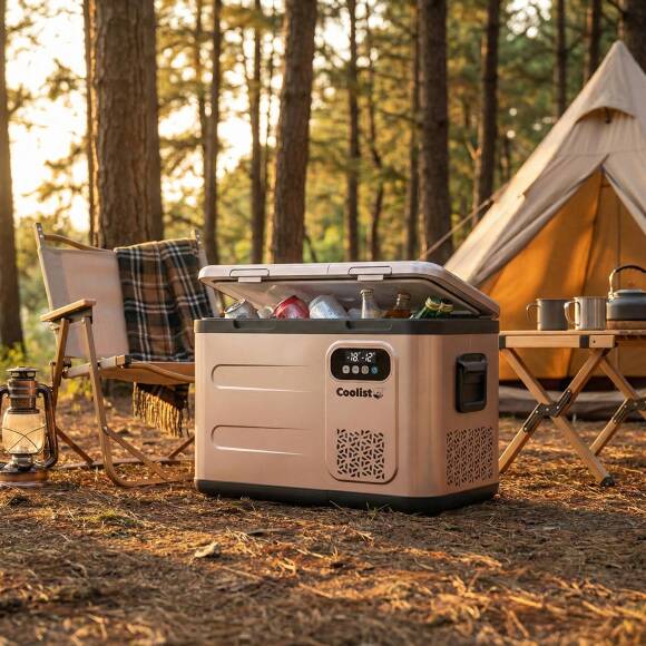 Coolist CLK40D 12/24V/220Volt 39 Litre Çift Bölmeli Outdoor Kompresörlü Bluetooth Bağlantılı Oto Buzdolabı - 2
