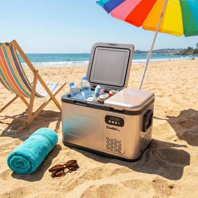 Coolist CLK40D 12/24V/220Volt 39 Litre Çift Bölmeli Outdoor Kompresörlü Bluetooth Bağlantılı Oto Buzdolabı - 5