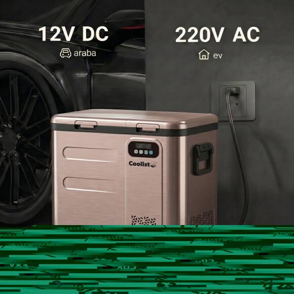 Coolist CLK60D 12/24V/220Volt 59 Litre Çift Bölmeli Outdoor Kompresörlü Bluetooth Bağlantılı Oto Buzdolabı - 3