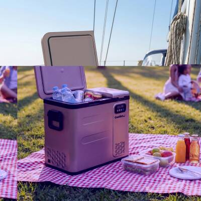 Coolist CLK60D 12/24V/220Volt 59 Litre Çift Bölmeli Outdoor Kompresörlü Bluetooth Bağlantılı Oto Buzdolabı - 7