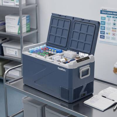 Coolist CLK80D 12/24V 220Volt 82,5 Litre Çift Bölmeli Kompresörlü Outdoor Oto Buzdolabı/Dondurucu - 7