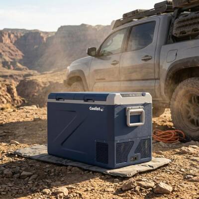 Coolist CLK80D 12/24V 220Volt 82,5 Litre Çift Bölmeli Kompresörlü Outdoor Oto Buzdolabı/Dondurucu - 9