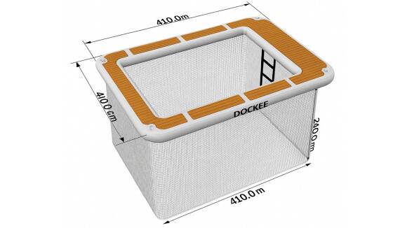 Deluxe Water Pool 4.1 m | Compact Floating Oasis - 3