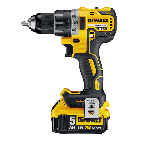 Dewalt DCD791P2 18V 5.0 Ah Li-ion Çift Akülü Kömürsüz Profesyonel Vidalama - 1