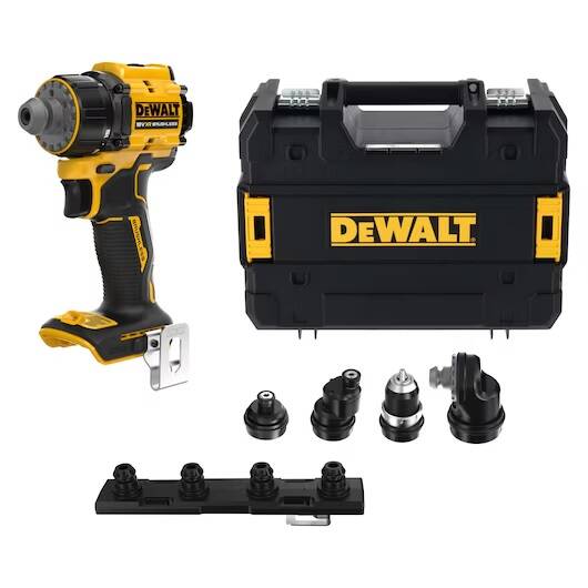 Dewalt DCD803NT 18V Li-ion Kömürsüz Çok Başlıklı Matkap - 1