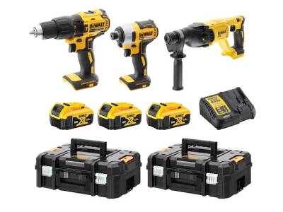 Dewalt DCK369M3T 18V XR 4.0AH LI-ION Kömürsüz Kombinasyon 3 Parça Kit - Dewalt