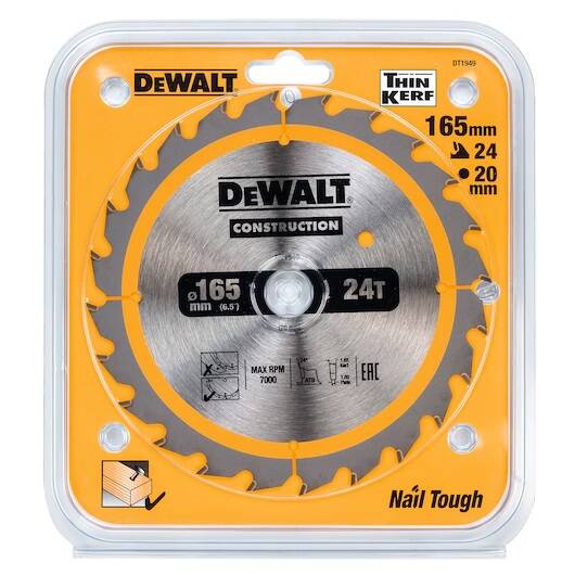 Dewalt DT1949 Daire Testere Bıçağı 165 x 20 mm - 3