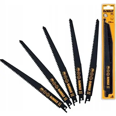 Dewalt DT2351 Ahşap Kesim Tilki Kuyruğu Testere Bıçağı Ahşap,Plastik 5 Adet - Dewalt (1)