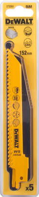 Dewalt - Dewalt DT2351 Ahşap Kesim Tilki Kuyruğu Testere Bıçağı Ahşap,Plastik 5 Adet
