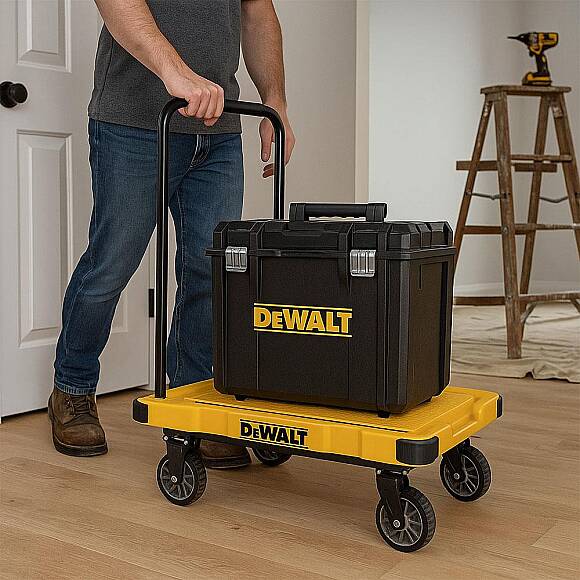 DEWALT DWT710 200Kg Profesyonel Katlanabilir Dört Tekerlekli Yük ve Paket Taşıma Arabası - 2