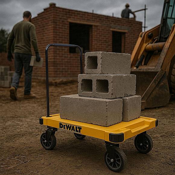 DEWALT DWT710 200Kg Profesyonel Katlanabilir Dört Tekerlekli Yük ve Paket Taşıma Arabası - 3