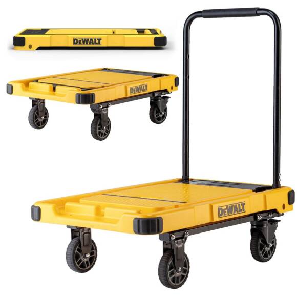 DEWALT DWT710 200Kg Profesyonel Katlanabilir Dört Tekerlekli Yük ve Paket Taşıma Arabası - 1
