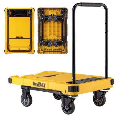DEWALT DWT710 200Kg Profesyonel Katlanabilir Dört Tekerlekli Yük ve Paket Taşıma Arabası - Dewalt (1)