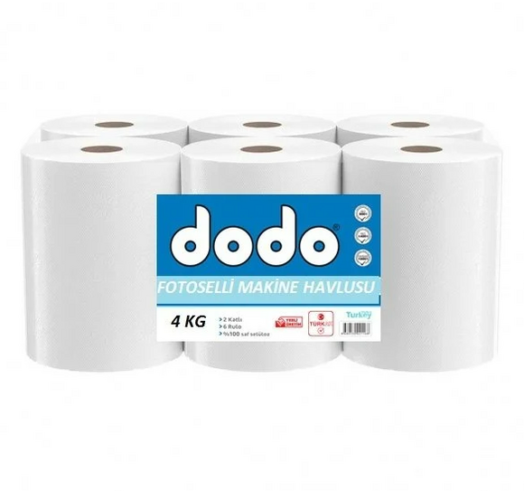Dodo Hareketli Kağıt Havlu 21 cm 4 kg 6'lı