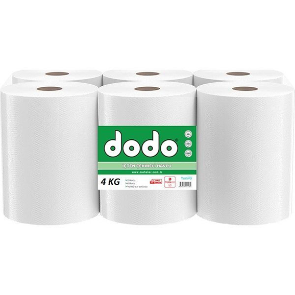 Dodo İçten Çekmeli Kağıt Havlu 4 kg 6'lı