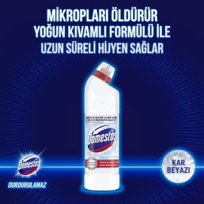 Domestos Kar Beyazı Ultra Yoğun Kıvamlı Çamaşır Suyu 750 ml - Thumbnail
