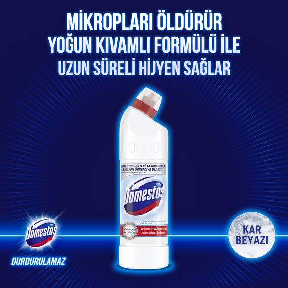 Domestos Kar Beyazı Ultra Yoğun Kıvamlı Çamaşır Suyu 750 ml - 4