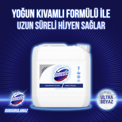 Domestos Kar Beyazı Ultra Yoğun Kıvamlı Çamaşır Suyu 3240 ml - 4