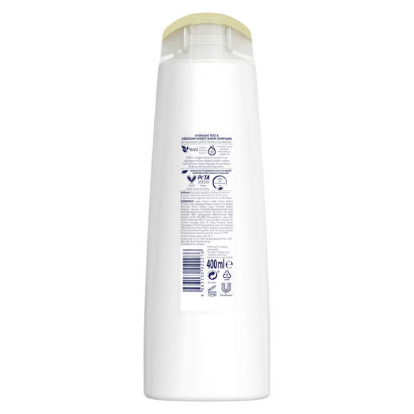 Dove Avokado Özlü Saç Dökülme Karşıtı Şampuan 400 ml - 3