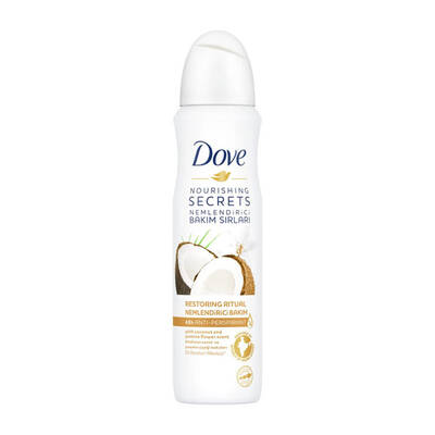 Dove - Dove Hindistan Cevizi ve Yasemin Çiçeği Kadın Deodorant Sprey 150 ml