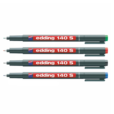 Edding Asetat Kalemi 140 S Karışık Renk 4' lü Paket - Edding