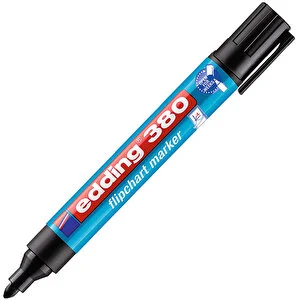 Edding - Edding Flipchart Markör Kalem 380 Siyah