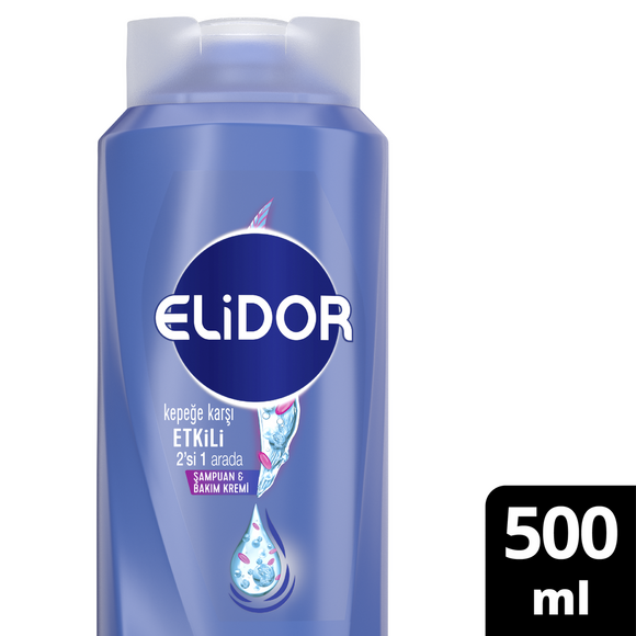Elidor Kepeğe Karşı Etkili 2in1 Şampuan 500 ml