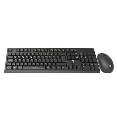 Everest - Everest KM-2510 Kablosuz Q Multimedia Klavye + Mouse Siyah