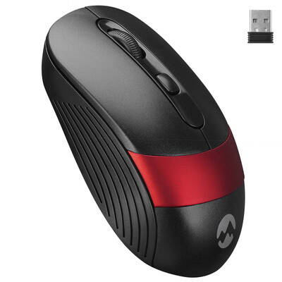 Everest SM-18 Usb Siyah/Kırmızı 2.4Ghz Optik Kablosuz Mouse - Everest