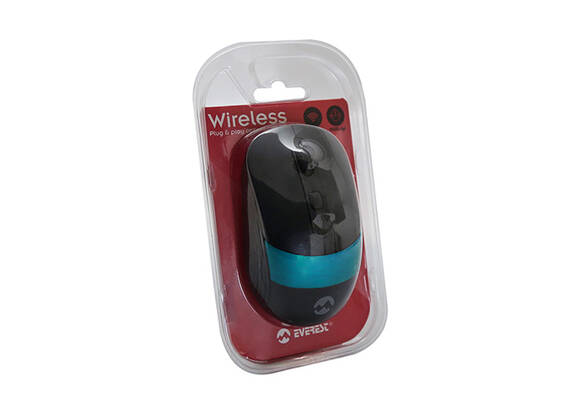 Everest Sm-18 Usb Siyah-Mavi 2.4 Ghx Optik Kablosuz Mouse