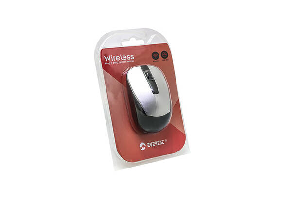 Everest SM-834 Usb Gümüş 800-1200-1600dpi Optik Kablosuz Mouse