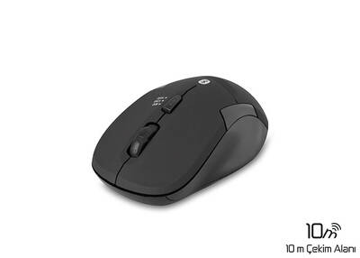 Everest SM-BT31 Siyah Bluetooth Kablosuz Mouse - Thumbnail
