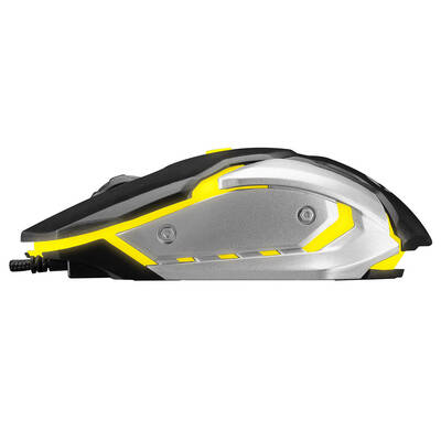 Everest SM-G72 Usb Siyah/Gümüş Işıklandırmalı Oyuncu Mouse - Thumbnail
