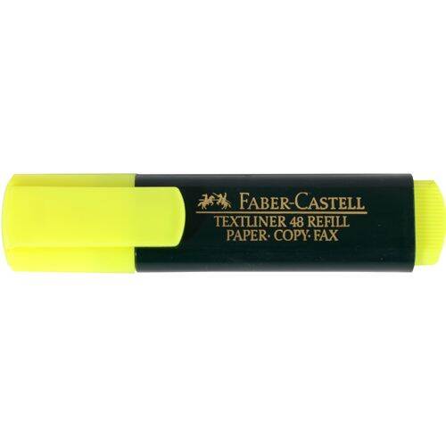 Faber Castell Fosforlu Kalem Mat Gövde Sarı 154807 Tekli - 3