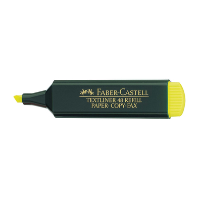 Faber Castell Fosforlu Kalem Mat Gövde Sarı 154807 Tekli - 2