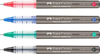 Faber Castell Free Ink Roller Kalem 0.7 mm Siyah - Thumbnail