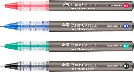 Faber Castell Free Ink Roller Kalem 0.7 mm Siyah - 3