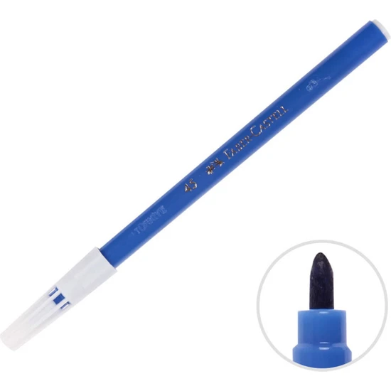 Faber Castell Keçeli Kalem Mavi Tekli