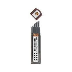Faber Castell Min Super Fine 05mm 2B 60mm 127820 24'lü Tüp - Faber Castell