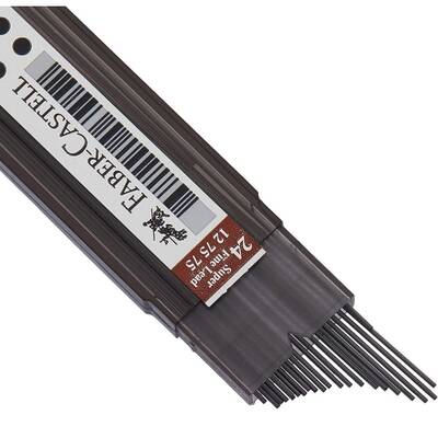 Faber Castell Min Super Fine 05mm 2B 60mm 127820 24'lü Tüp - Faber Castell (1)