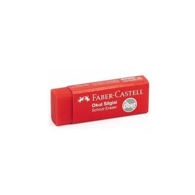 Faber Castell - Faber Castell Okul Silgisi 187222 Kırmızı