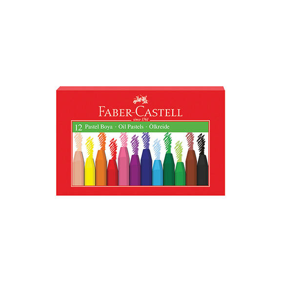 Faber Castell Pastel Boya Red Line 12 Renk - 1
