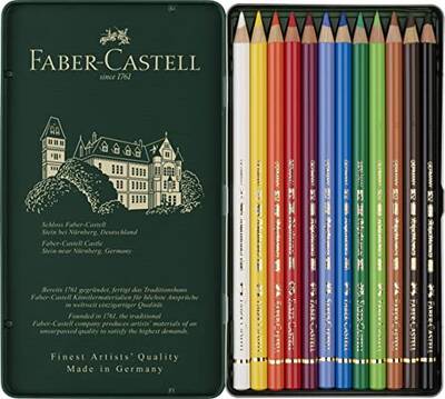 Faber Castell Polychromos Kuru Boya 12 Renk - Thumbnail