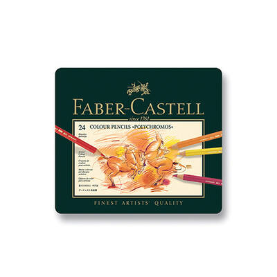 Faber Castell Polychromos Kuru Boya 24 Renk - Thumbnail