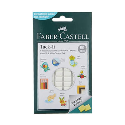 Faber Castell Tack-It Hamur Yapıştırıcı Beyaz - 1