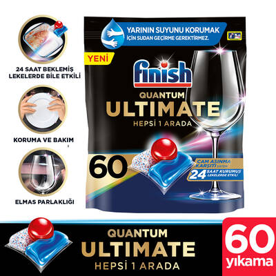 Finish Quantum Ultimate Bulaşık Makinesi Tableti 60'lı - Thumbnail
