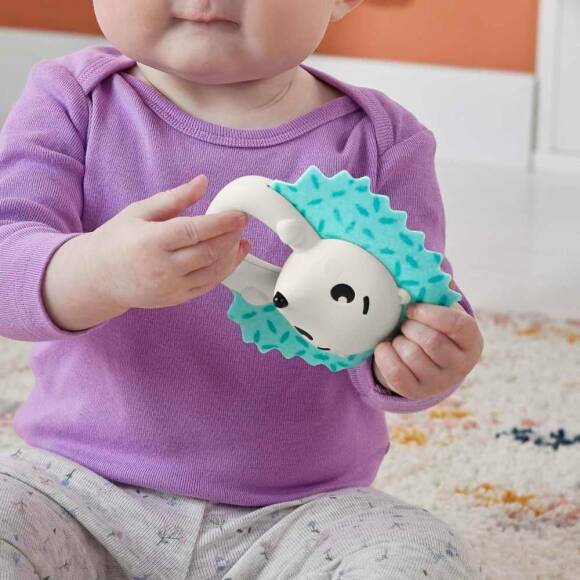 Fisher Price Eğlenceli Dostlar Çıngıraklı Dişlik - Kirpi HJW11-HKD72 - 5